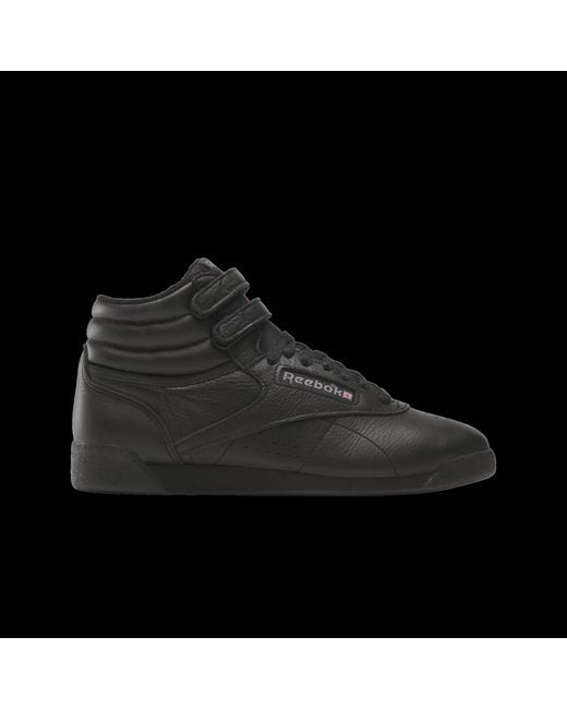 Reebok Black Freestyle Hi High-Top Trainers