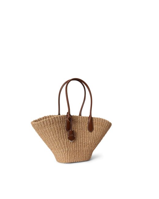 Polo Ralph Lauren Brown Straw Bag
