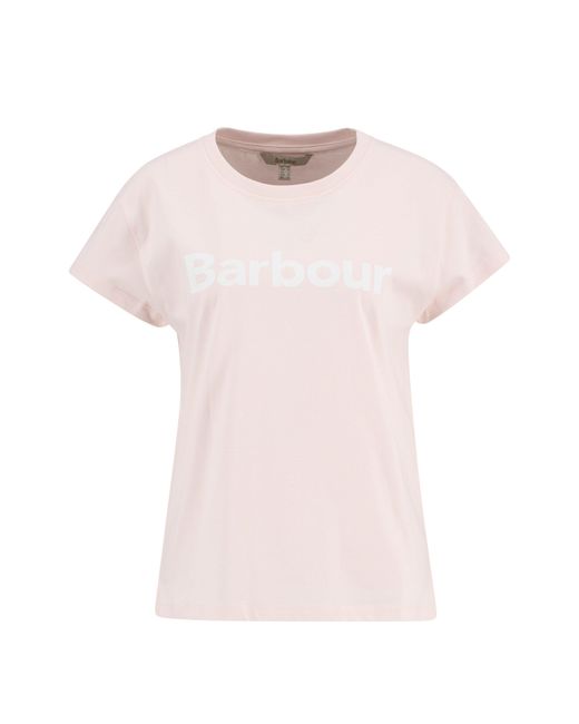 Barbour Pink Hartland T-Shirt