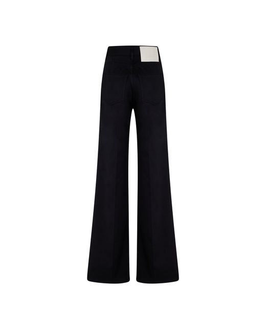 AMI Black Flare Fit Jeans
