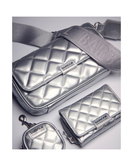 Barbour Multicolor Quilted Medium Cross Body Bag