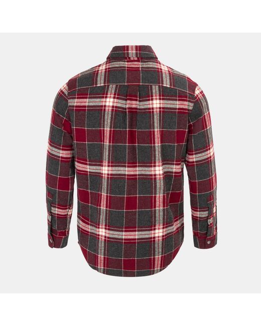 Firetrap Red Pattern Shirt for men