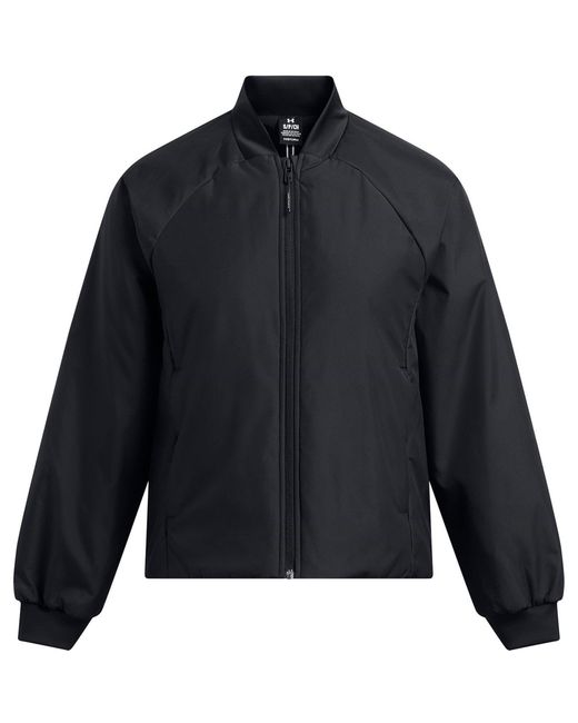 Under Armour Black Inulated Unstoppable Water-Repellent Bomber Jacket