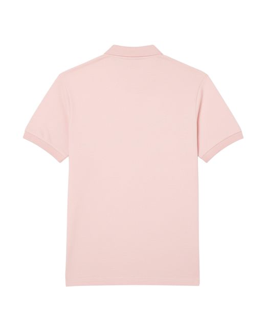 Lacoste Pink Classic Fit L.12.12 Marl Polo Shirt for men