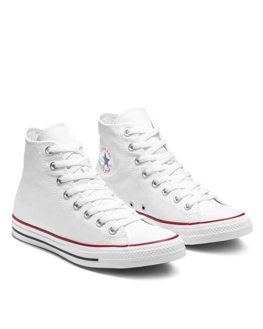 Converse White Converse Converse Chuck Taylor All Star Hi Trainers for men