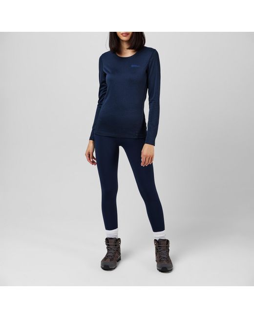 Jack Wolfskin Blue Sky Thermal Long Sleeve Dwr Reflective Short Puffer Jacket