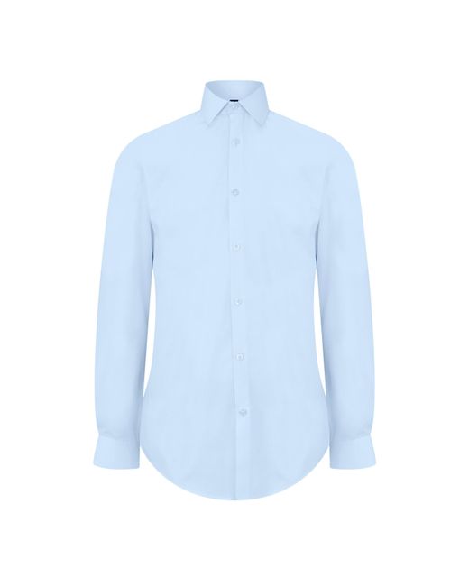 Twisted Tailor Blue Apsley Slim Shirt for men