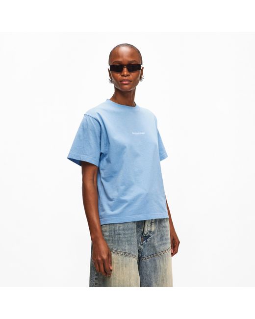Balenciaga Blue Logo T-Shirt