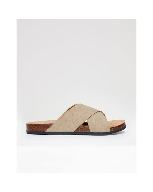 Threadbare Natural Atlante Flat Sandal for men