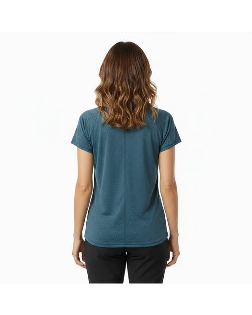 Columbia Blue Bogata Bay Tee Short Sleeve Performance T-Shirt