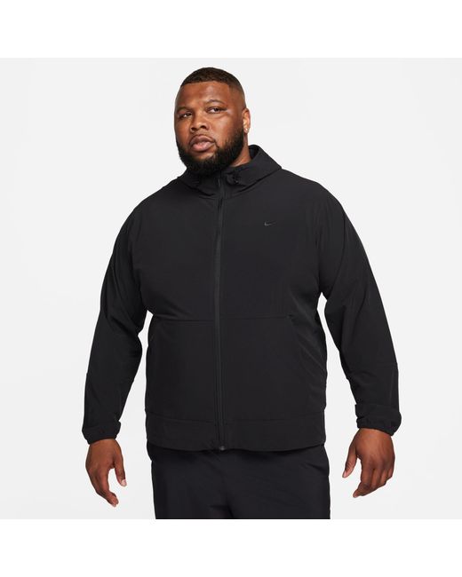 Nike Black Unlimited Repel Hooded Versatile Jacket for men