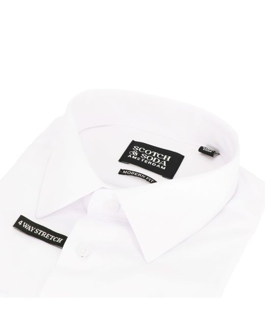 Scotch & Soda Gray Long-Sleeve Oxford Shirt for men