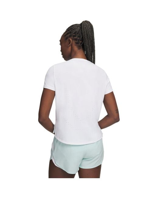 Under Armour White Ua Velociti Pro Short Sleeve