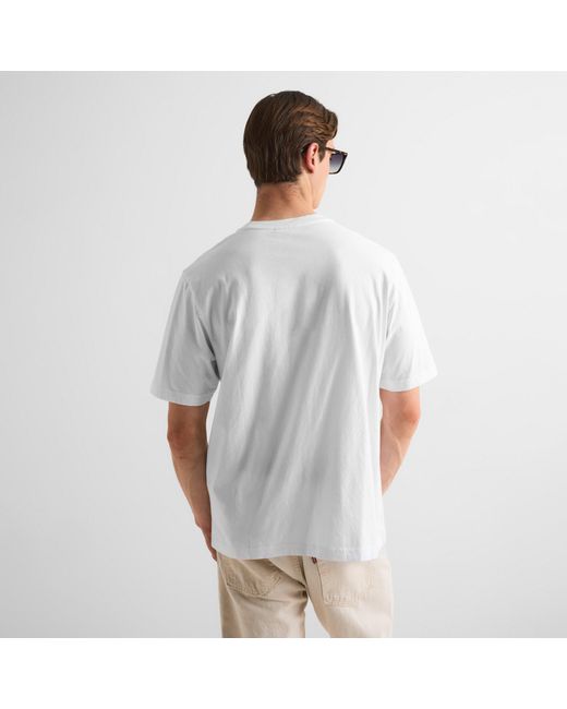 Maison Kitsuné White Stand Fox Comfort T-Shirt for men