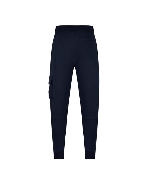 Calvin Klein Blue Logo Patch Track Pants for men