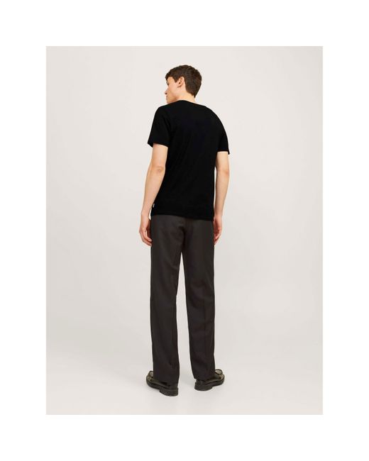 Jack & Jones Black 2-Pack V-Neck T-Shirt for men
