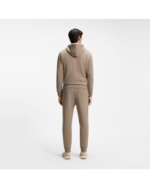 Boss Brown Hadiko Joggers With Drawstring Waistband for men