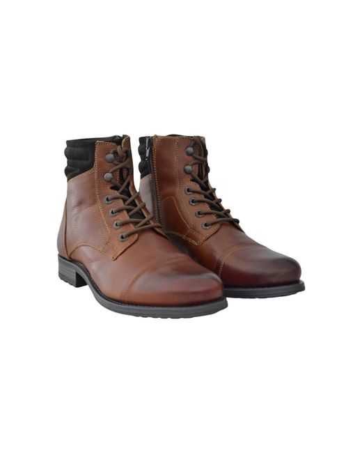 Firetrap Brown Hays Rugged Boots for men