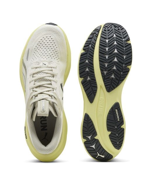 PUMA White Magnify Nitro 3 Everyday Neutral Road Running Shoes for men