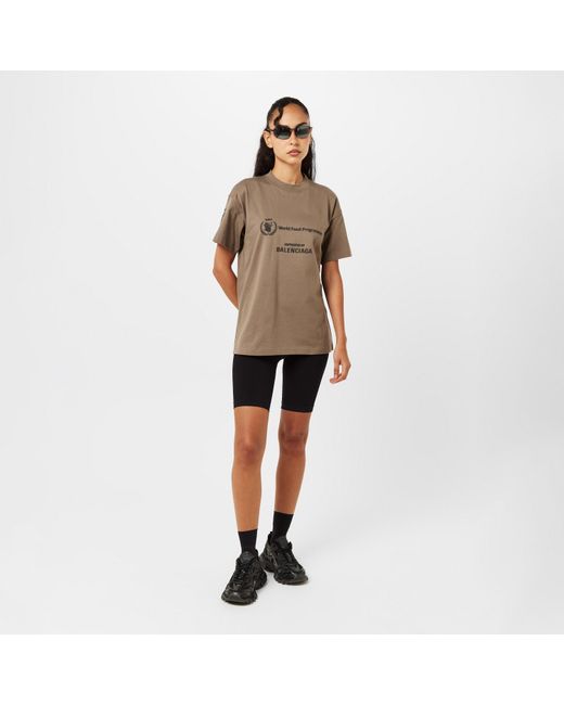 Balenciaga Brown World Food Programme T-Shirt