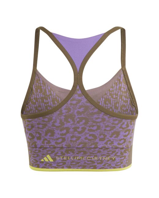 Adidas Purple Non Wired Medium Impact Sports Bra