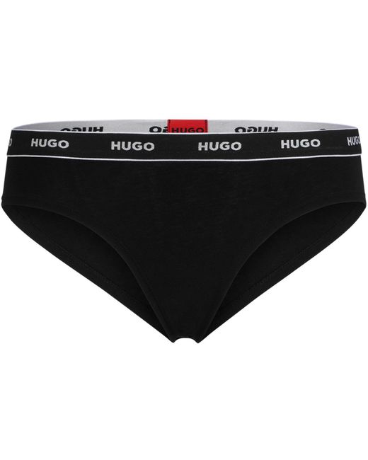 HUGO Black Regular Rise Brief