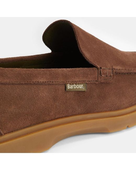 Barbour Brown Carty Loafers for men