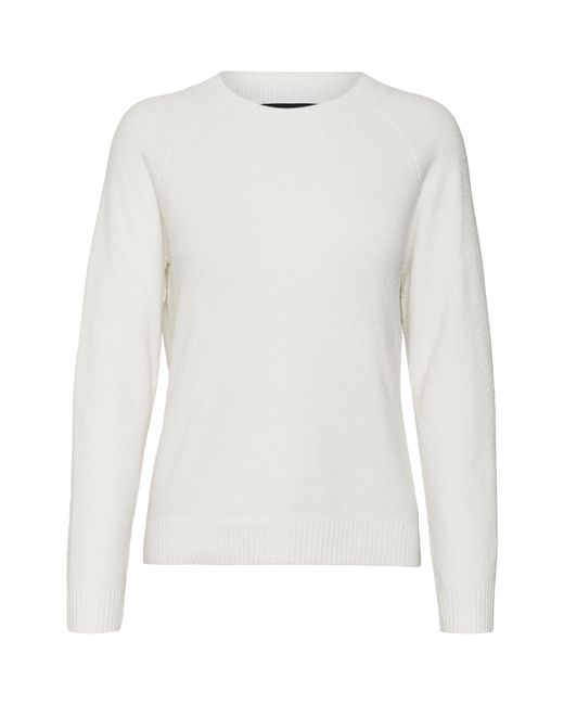 Vero Moda White Knitted Pullover