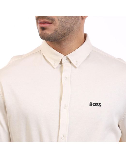 Boss White B Motion L Regular Fit Shirt for men