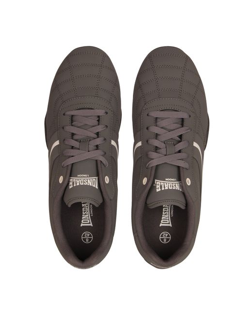 Lonsdale Brown Camden Trainers for men