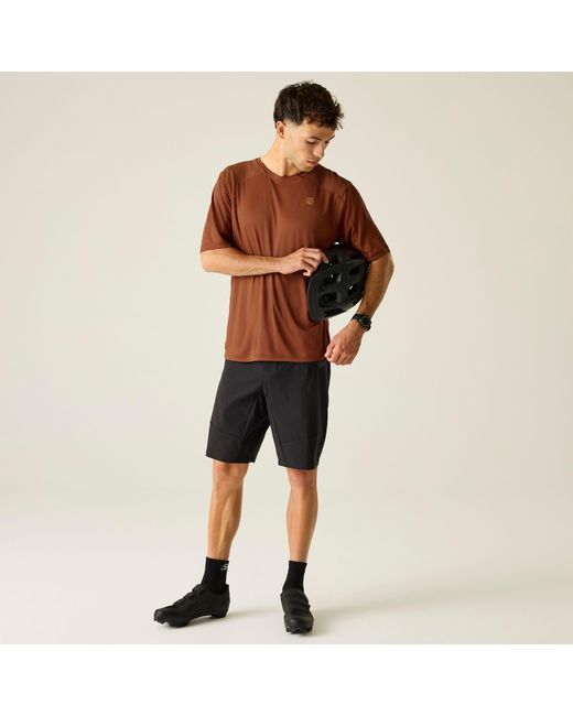 Dare 2b Brown Trackstand Cycling Jersey for men