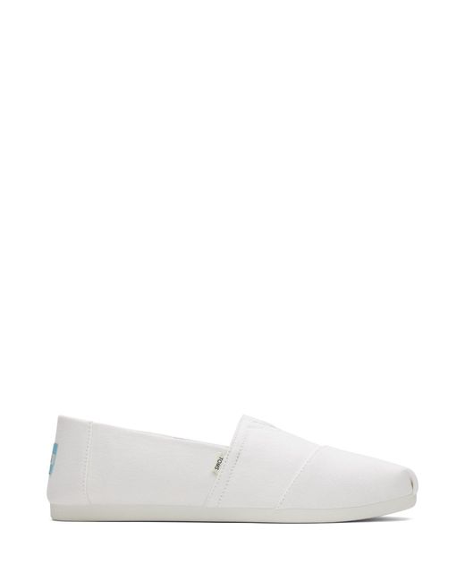 TOMS White Alpargata Shoes for men