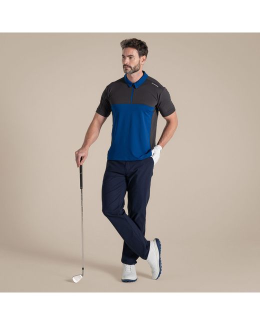 Craghoppers Blue Nosilife Santos Ii Golf Trousers for men