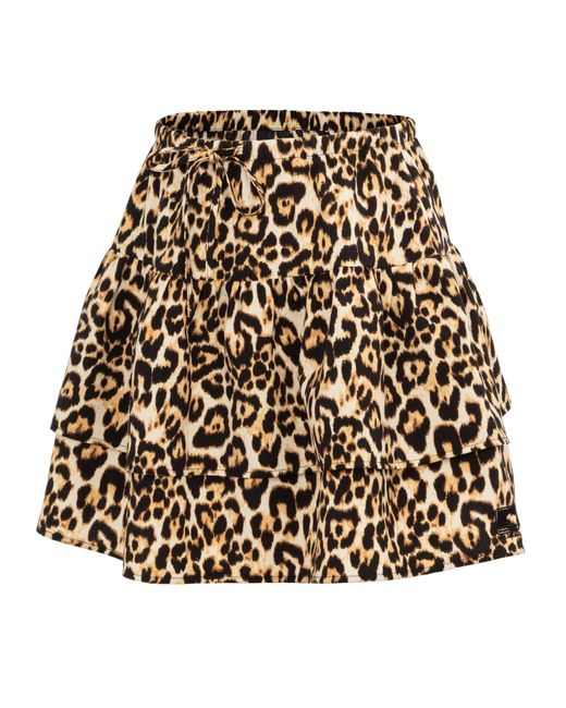SoulCal & Co California Brown Soul Linen Tiered Skirt