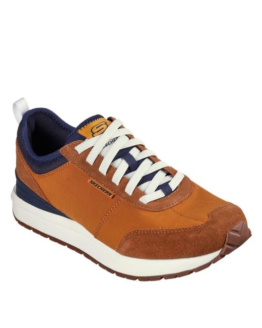Skechers Brown Sunnydale Classic Low-Top Trainers for men