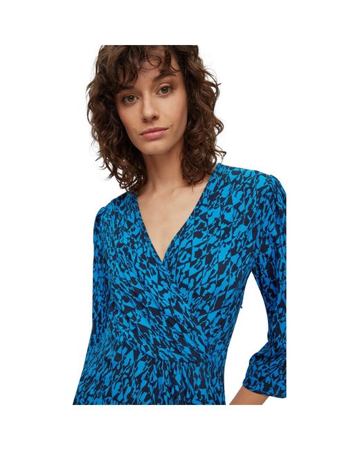 Boss Blue Danottea Dress