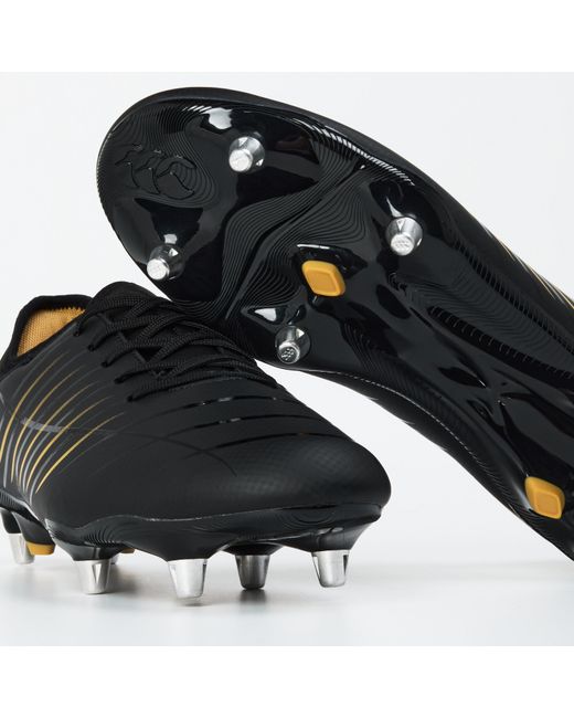 Canterbury Black Phoenix Team Adults Soft Ground Rugby Boots for men