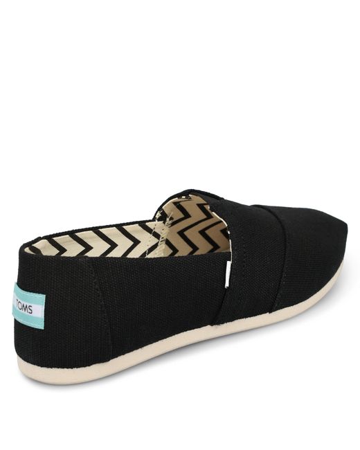 TOMS Black Wide Alpargata Shoes