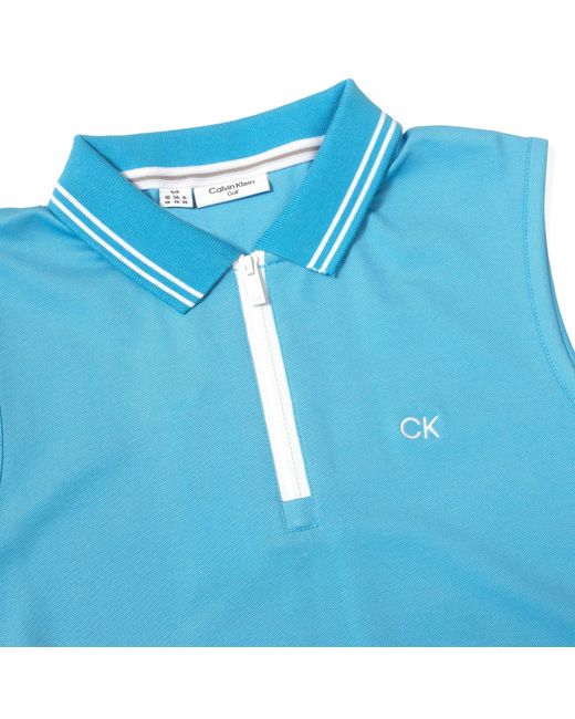 Calvin Klein Blue Knitted Sweater Vest