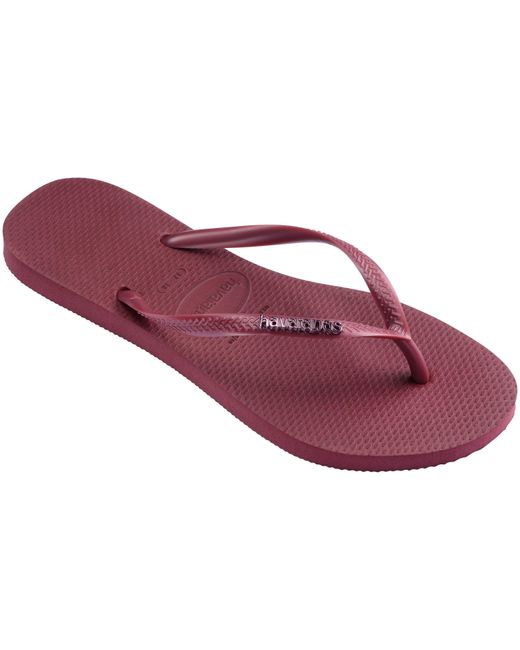 Havaianas Red Slim Flip Flops