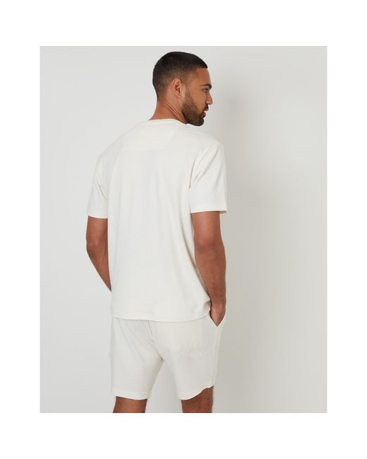 Threadbare White Regular Fit Teewren T-Shirt for men
