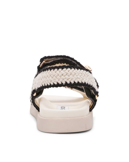 Steve Madden White Flat Sandal