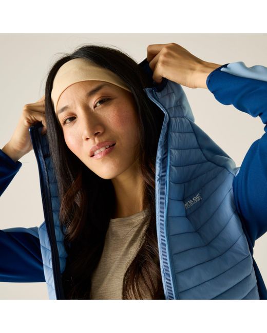 Regatta Blue Andreson Hybrid Water-Repellent Jacket