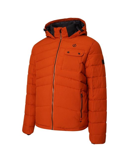 Dare 2b Orange Endless Iii Recycled Storm Waterproof Jacket for men