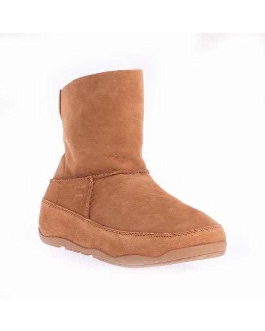 Fitflop Brown Original Mukluk Shorty Shearling Boots