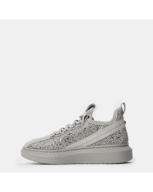 Steve Madden Gray Glorya Low-Top Trainers