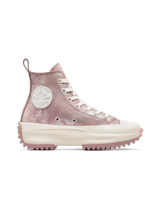 Converse Pink Adults Run Star Hike High-Top Trainers