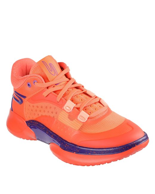 Skechers Orange Basketball Skx Resagrip Trainers for men