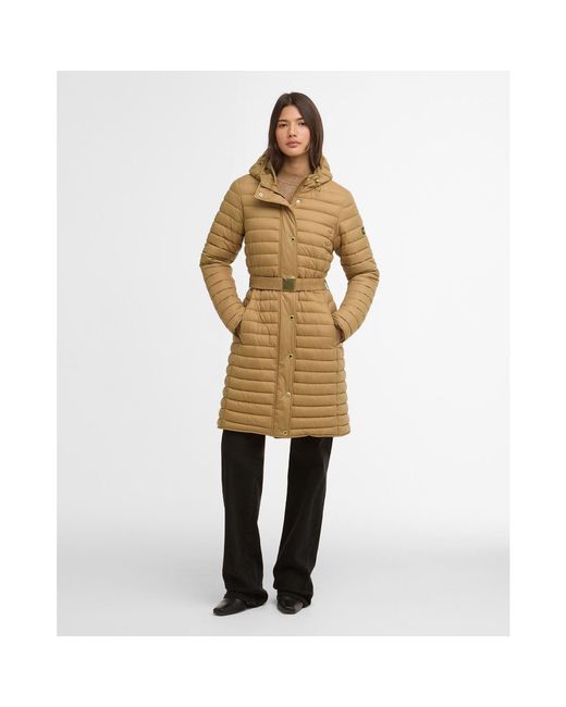 Barbour Natural Longline Jada Puffer Jacket