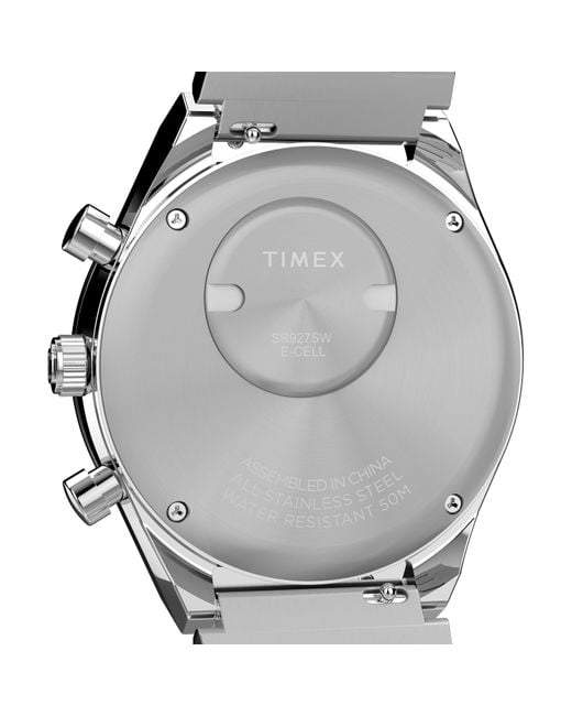 Timex Metallic Water Resistant Analogue Quartz Watch for men